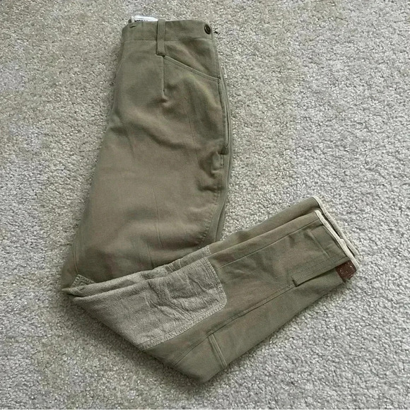 Pytchley Equestrian Riding Women’s Pants Green Size Medium Outdoor Horse - Picture 1 of 16